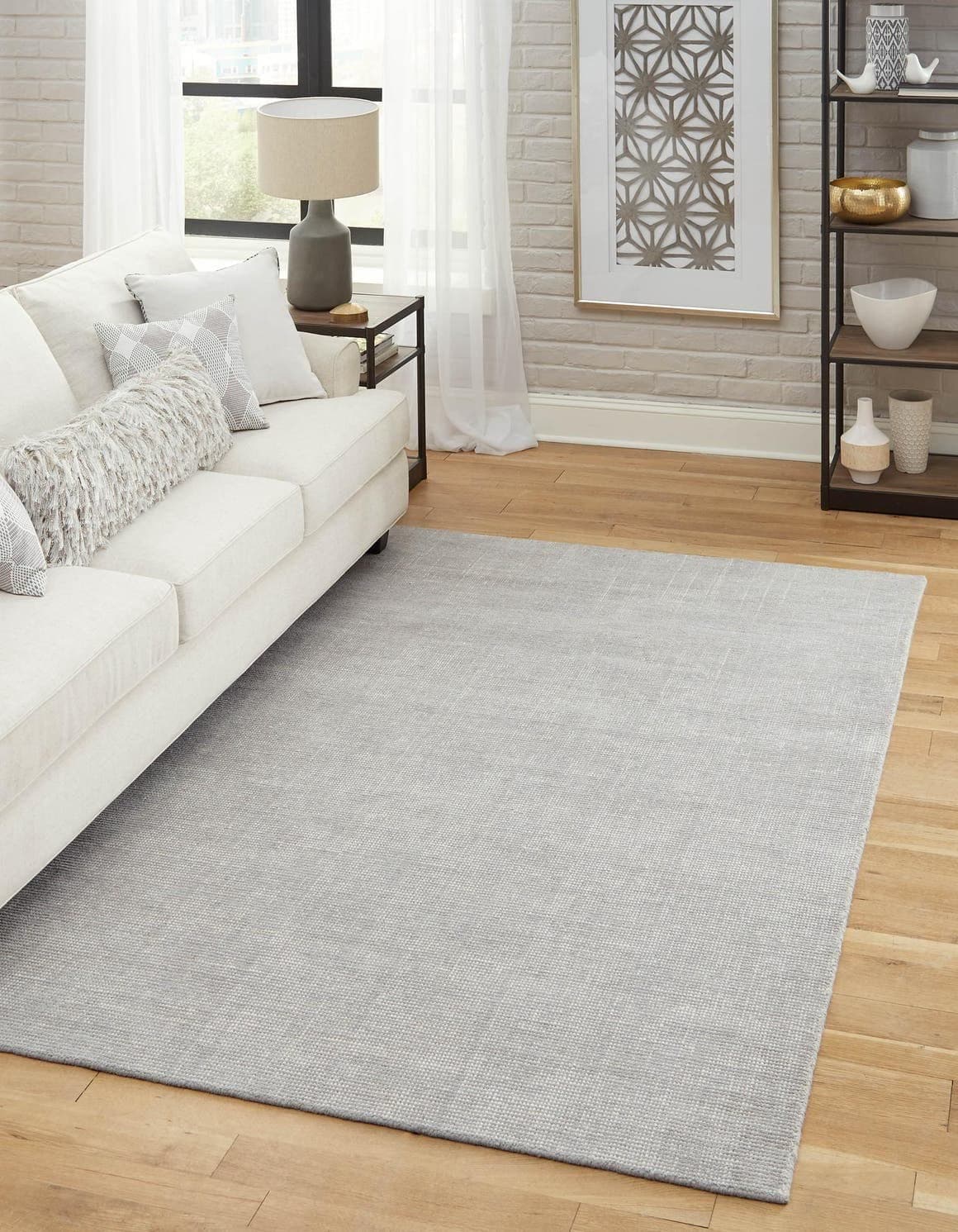 Unique Loom English Manor Collection Alfombra - Estilo Farmhouse (9' x 12' Rectangular, Grey Manor/Ivory) 3170934