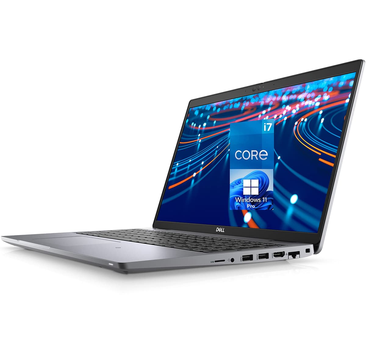 Dell Latitude 5520 Laptop empresarial 15.6" HD, Intel i7-1165G7, 32GB RAM, 1TB NVMe SSD, cámara web, teclado retroiluminado, Wi-Fi AX, Bluetooth, lector de tarjetas SD, HDMI, USB Tipo C Thunderbolt - Windows 11 Pro (REACONDICIONADO)