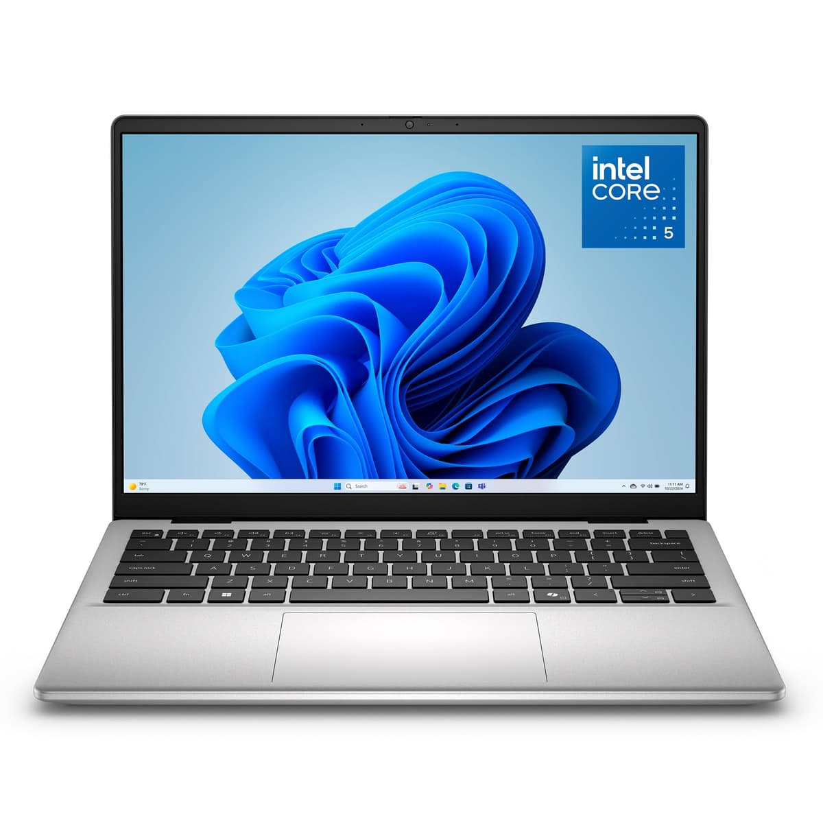 Dell Laptop 14 DC14250 - Pantalla FHD+ antirreflejo de 14.0", Procesador Intel Core 5 120U, Gráficos Intel, 16 GB RAM, 512 GB SSD, Teclado retroiluminado AI en inglés, Lector de huellas, Windows 11 Home - Plateado 2808H