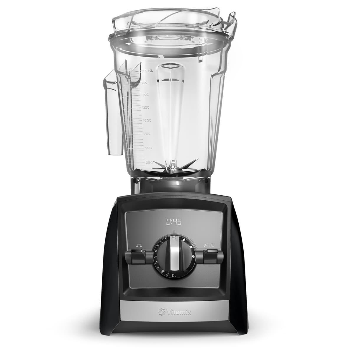 Vitamix A2500 Ascent Serie - Licuadora profesional Smart, jarra baja 64 oz, negra 061007