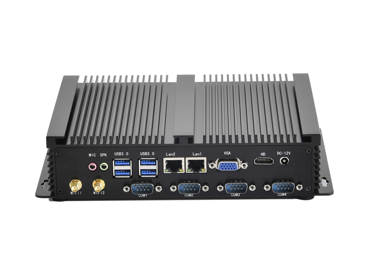 IDEARACE Mini PC fanless i5 con 8GB RAM, 256GB SSD y 1TB HDD NC250