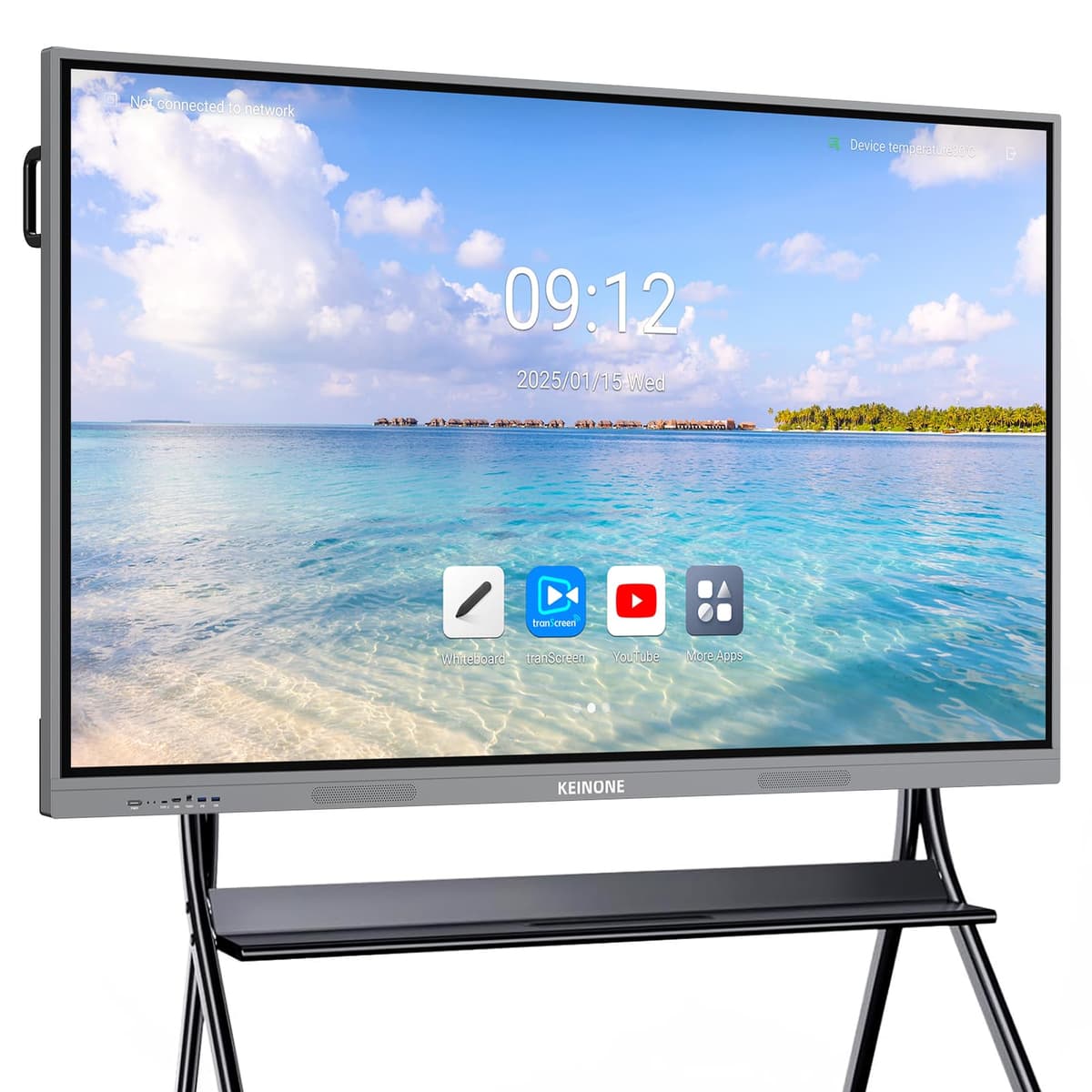 KEINONE Pizarra interactiva 65'' 4K Android 14, 8GB+128GB ZQ-GH-65H