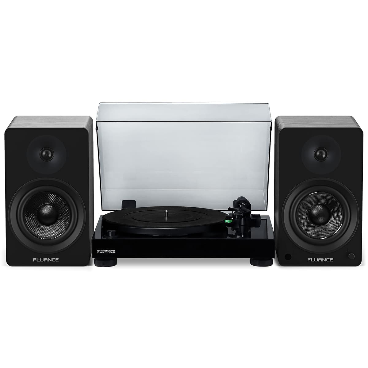 Fluance RT81 Elite + Ai61 Altavoz Activo 6.5" (Piano Black) RT81TAI61