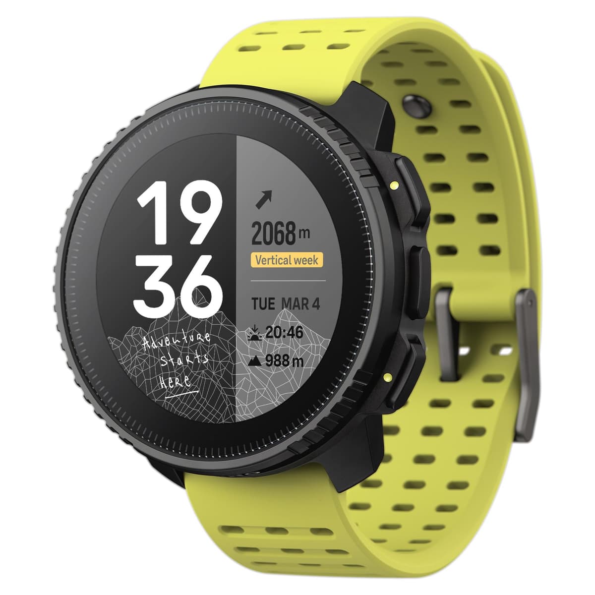 SUUNTO Vertical: Reloj GPS para Aventura, Pantalla Grande, Mapas Offline, Carga Solar SS050864000