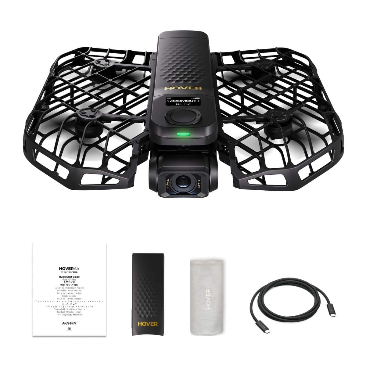 HOVERAir X1 PROMAX Drone plegable 8K con cámara, seguimiento rápido y modos de vuelo automáticos ZZ-H-1-004