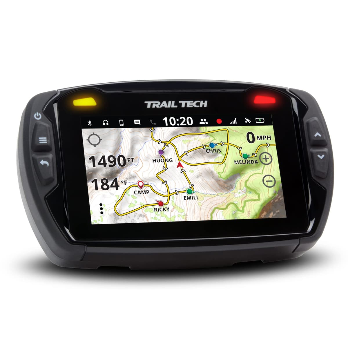 Trail Tech Voyager Pro GPS para nieve 4" táctil con mapas, seguimiento de grupo y monitoreo de vehículo 922-122