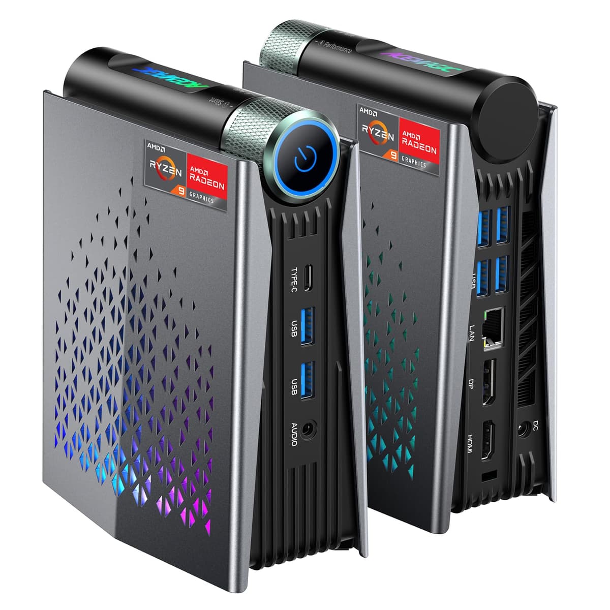 ACEMAGICIAN S3A Mini PC con Ryzen 9 6900HX, 16GB DDR5 y 512GB NVMe Ryzen 9 6900HX/32GB RAM 512GB ROM