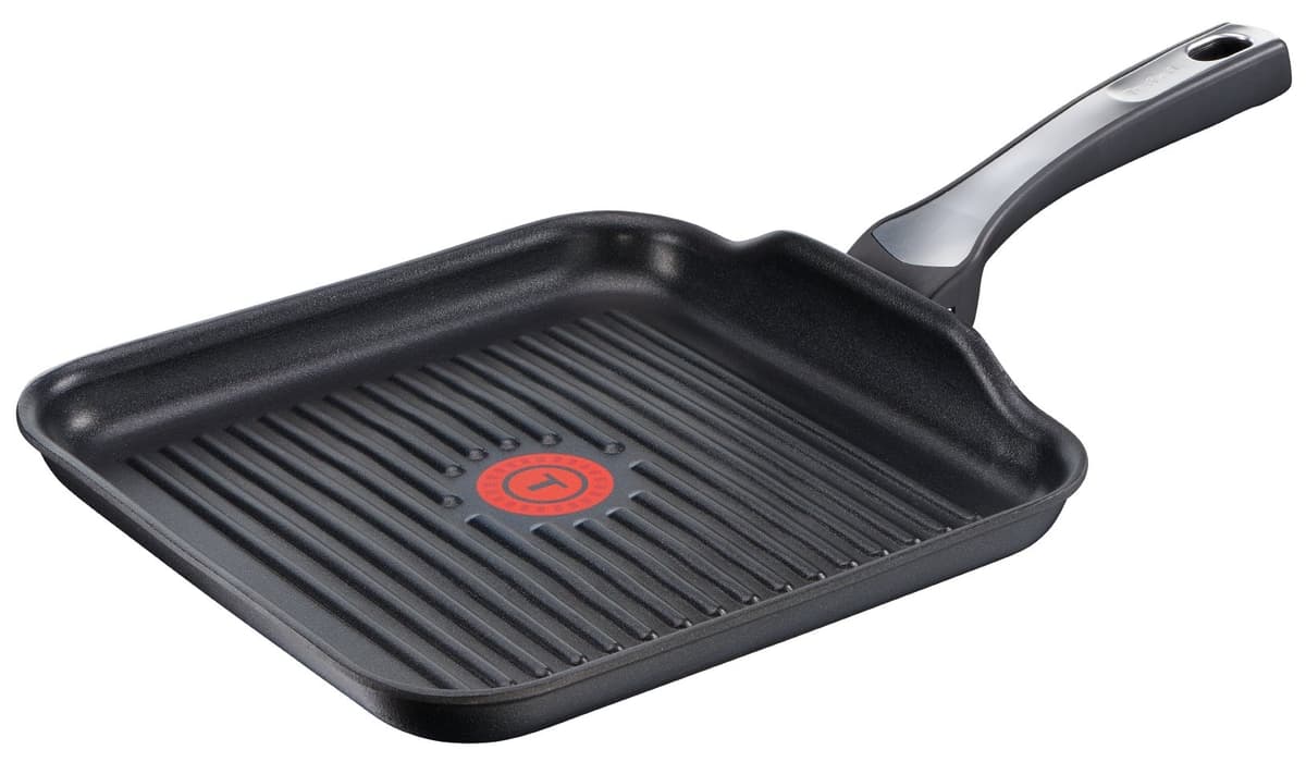 T-fal Tefal Expertise Sartén grill 26 x 26 cm - Negra C6204082
