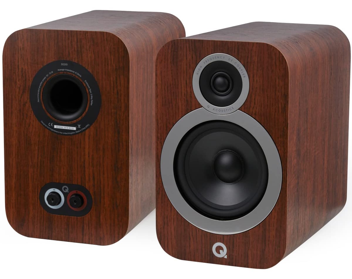 Q Acoustics 3030i Par de parlantes Bookshelf - 165mm mid/bass, diseño compacto localization-B083KPXTBN