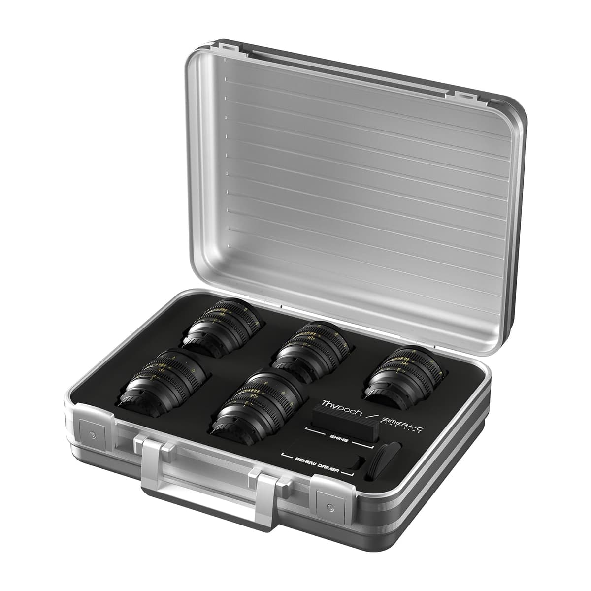 Thypoch Kit 5 lentes cine full-frame Simera-C 21/28/35/50/75 mm T1.5 (M Mount) TP-SC5P-M