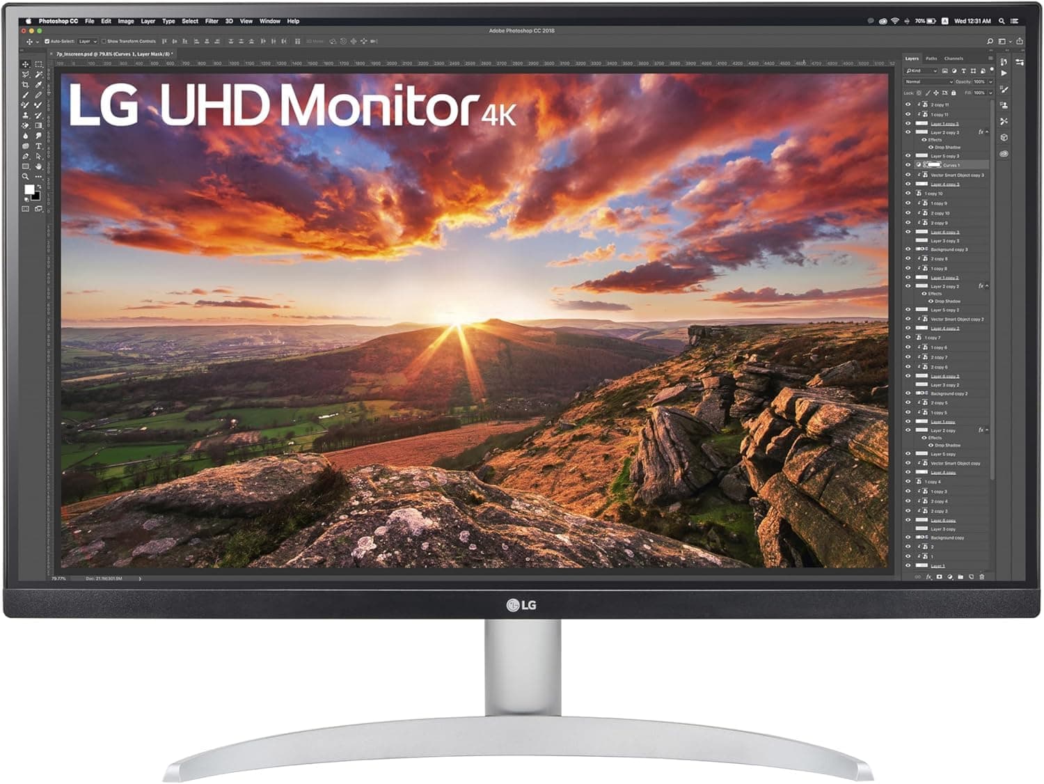 LG 27UP600K 27" Ultrafine 4K UHD IPS - Blanco 27UP600K-W