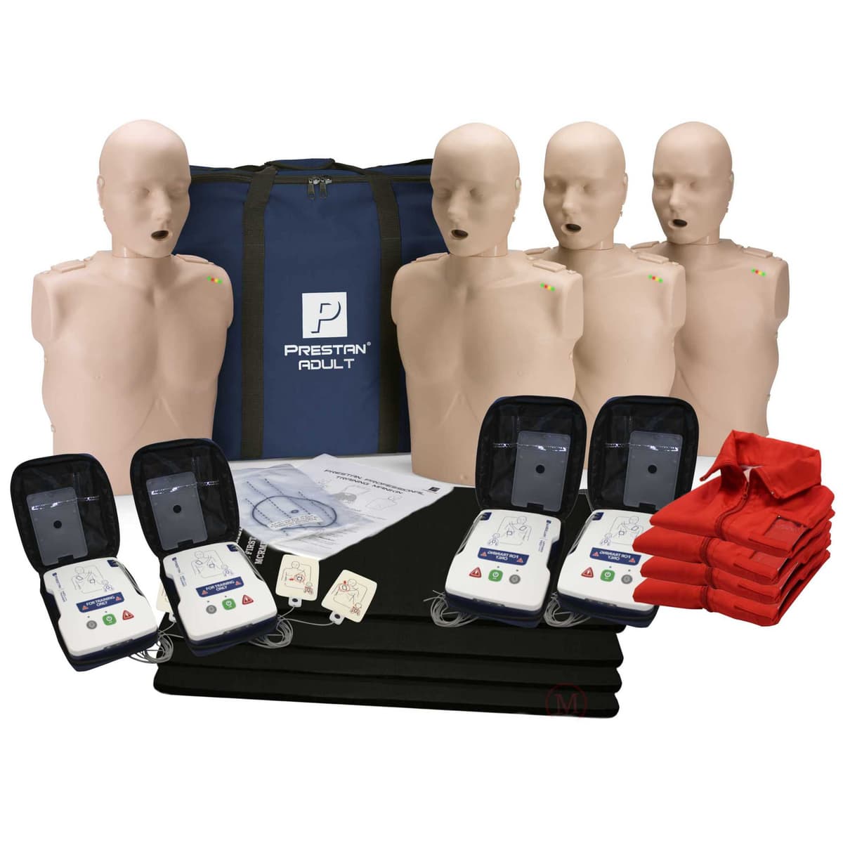 MCR Medical Set 4-Pack Prestan CPR Adult Manikin con Feedback y Accesorios K400Ma