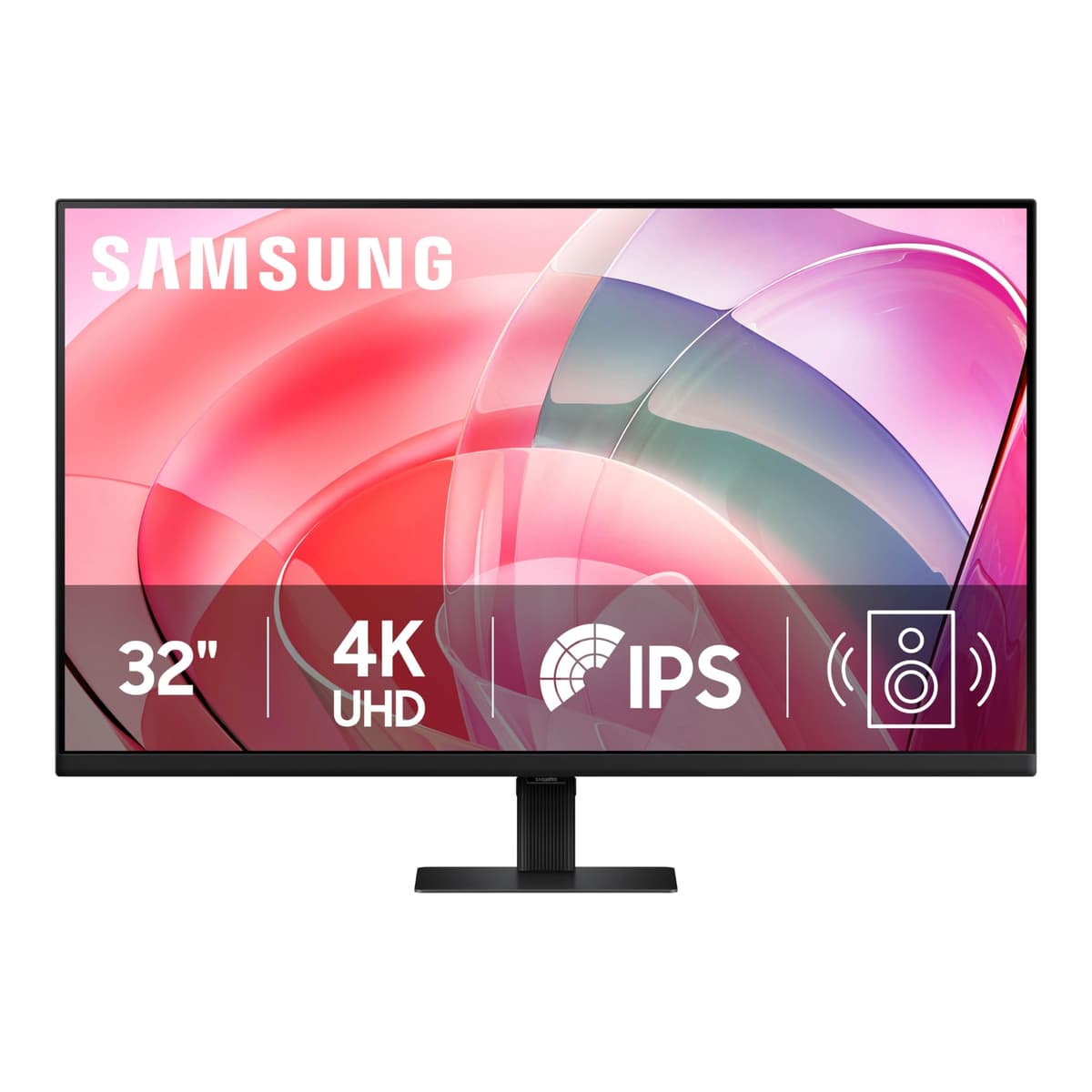 Samsung 32" ViewFinity S7 (S70D) 4K UHD IPS HDR10 Monitor de Alta Resolución con Parlantes, Puerto DP, Certificado TUV, 2025, LS32D708EBNXGO
