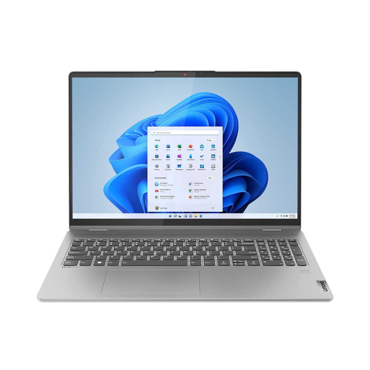 Lenovo IdeaPad Flex 5 2 en 1, pantalla WUXGA de 16", AMD Ryzen 7, 16 GB RAM, 512 GB SSD, 1920 x 1200 px, táctil, Windows 11, Gris Ártico 82XY0032US