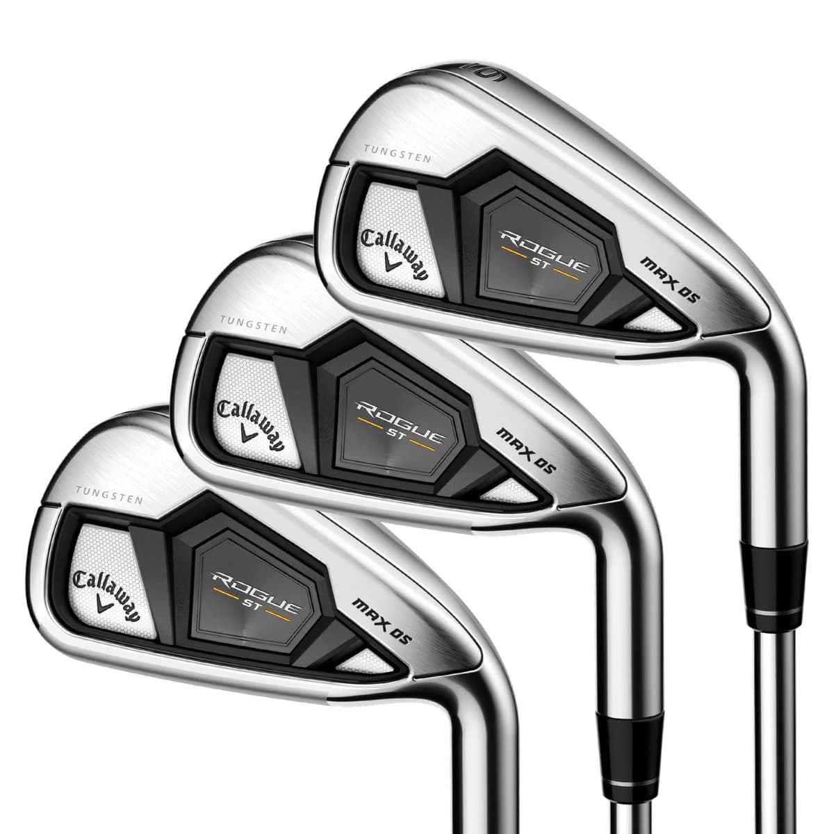 Callaway Rogue ST Max OS Juego de Hierros (Para Diestros, Ligero, 4-PW, AW, Juego de 8) 4G052528V1006