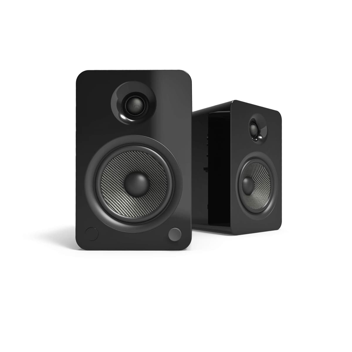 Kanto YU6GB Parlantes bookshelf activos con Bluetooth y preamplificador phono - Gloss Black
