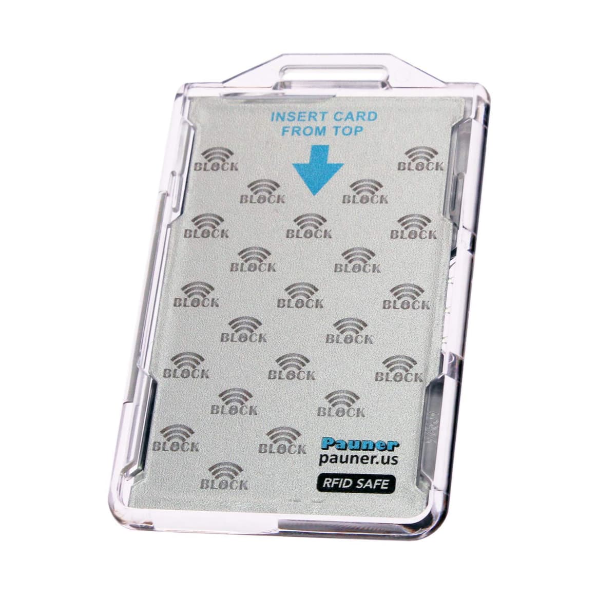 Pauner RFID Safe ID Badge Holder - Protector 2 Tarjetas para TWIC, PIV, Fed ID & Smart Cards (50) 12568