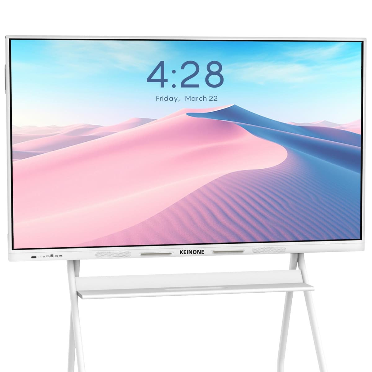 KEINONE Smart Board 75" 8GB+128GB Pizarra Interactiva 4K con Android, 20 toques y Conectividad AirPlay/Type-C/HDMI GQ-ZD-75H-01