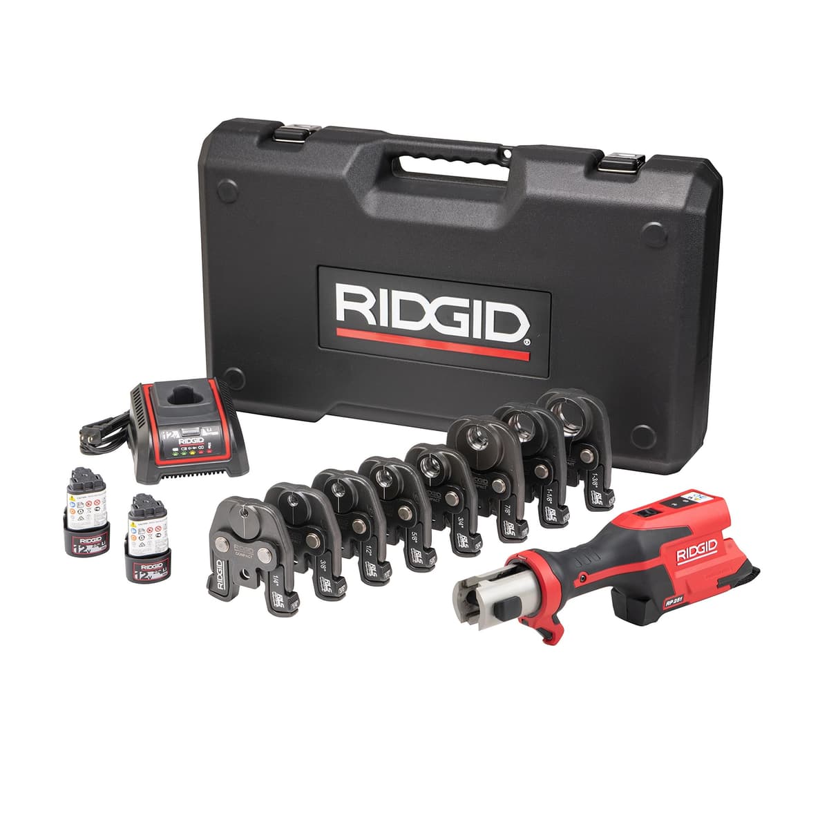 RIDGID 78238 RP 251 Compact Press Tool con RLS Jaws (1/4" a 1-3/8")