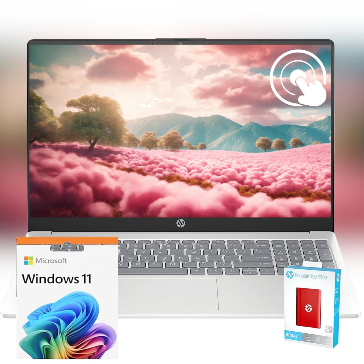 HP Pavilion 15.6" táctil 64GB RAM 2.5TB SSD Intel Core i3-1215U Windows 11