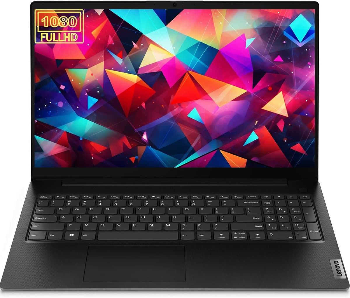 Lenovo laptop 15.6", Procesador Intel Pentium 4 núcleos, 24 GB de memoria, SSD PCIe 1 TB, Pantalla FHD antirreflejo 15.6", Puerto Ethernet, HDMI, USB-C, Wi-Fi y Bluetooth, Cámara web, Windows 11 Pro, Negro V15