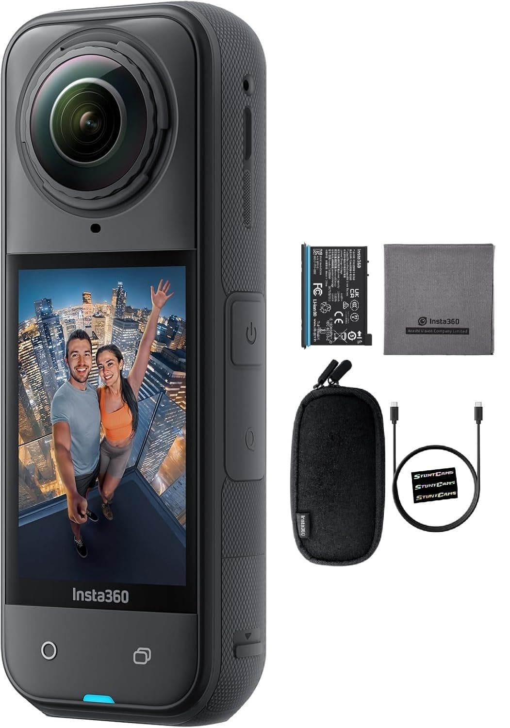 Insta360 X5 - Cámara 360° 8K, 72MP, resistente al agua, lentes reemplazables CINSAAHA_X501