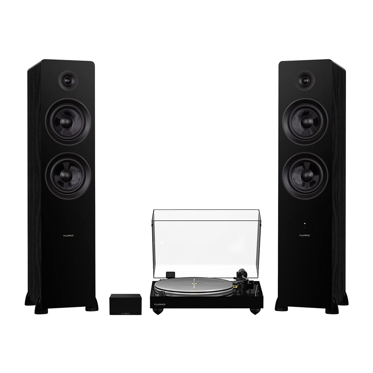 Fluance RT85N Reference con PA10 y parlantes Ai81 150W (Piano Black) RT85NTPAI81