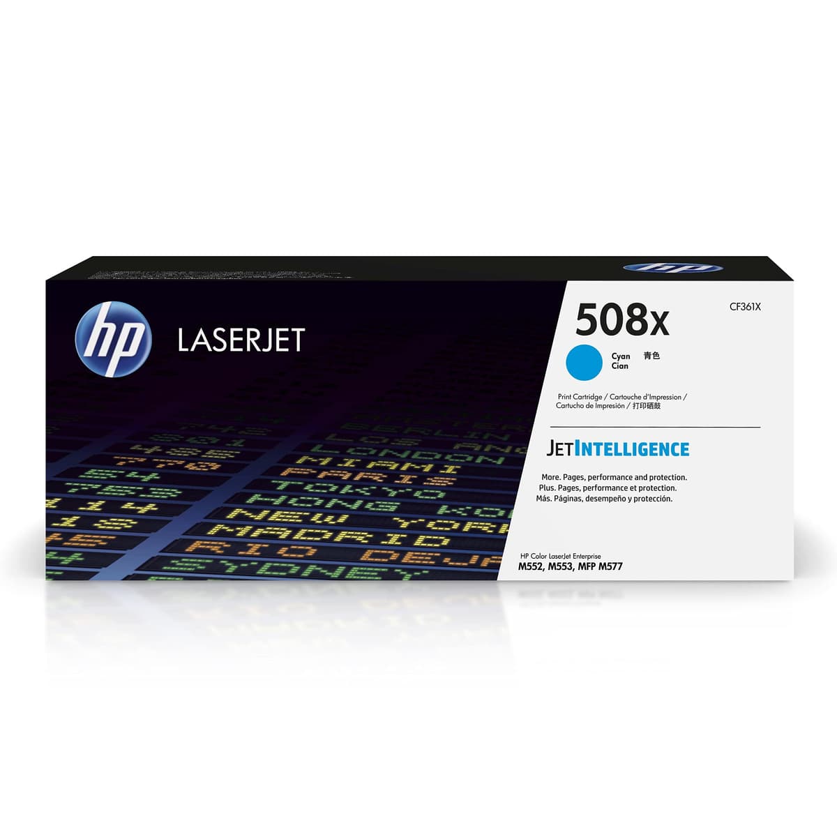 HP 508X Cyan High-Yield Toner Cartridge CF361X