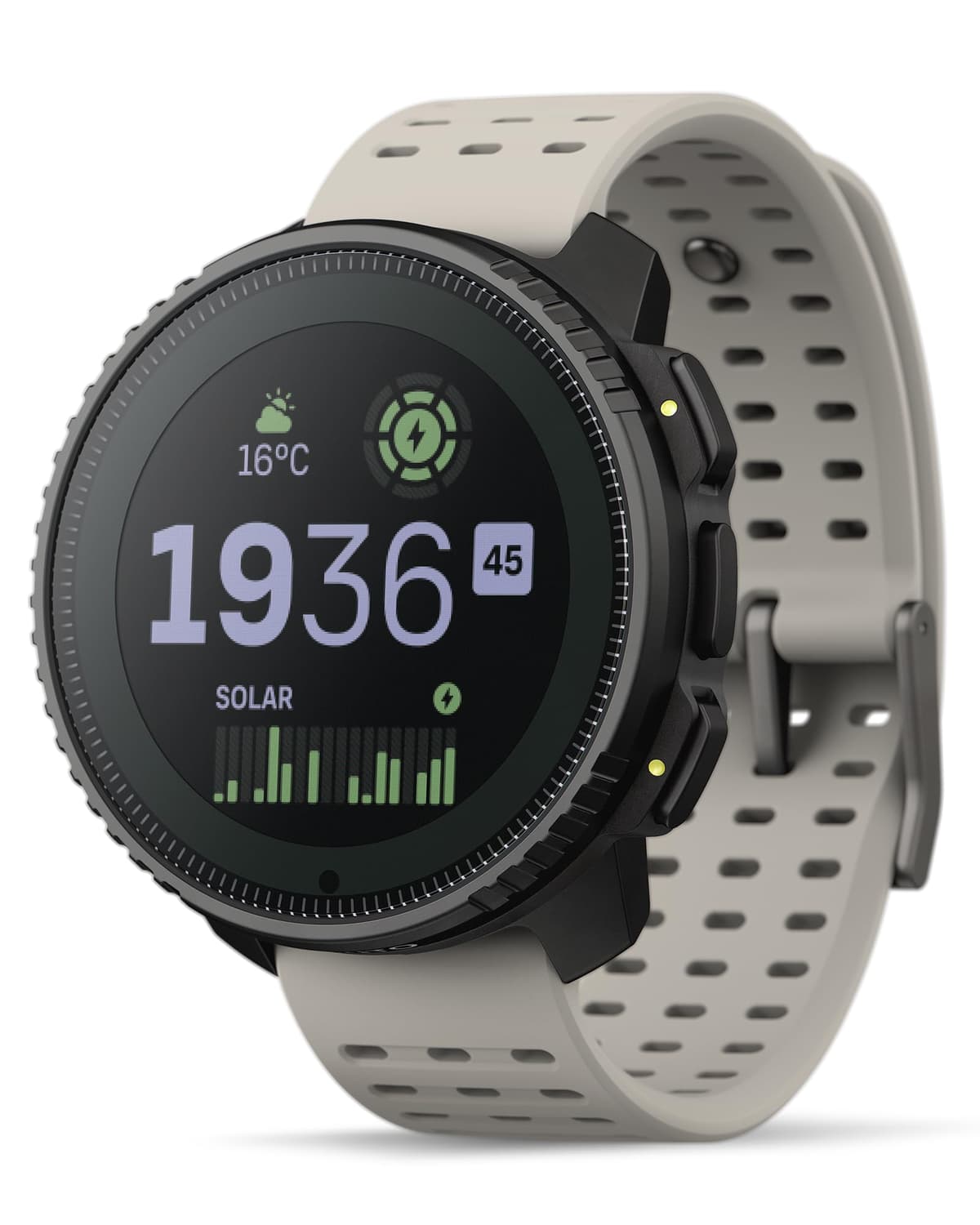SUUNTO Vertical Solar Reloj GPS de Aventura, Reloj Multideporte Premium con Pantalla Táctil de 1.4 pulgadas, Mapas Offline Globales Gratis, 60 Días de Batería, Registros de Entrenamiento, Monitoreo de Ritmo Cardíaco y Sueño, Acero Sandía SS050986000