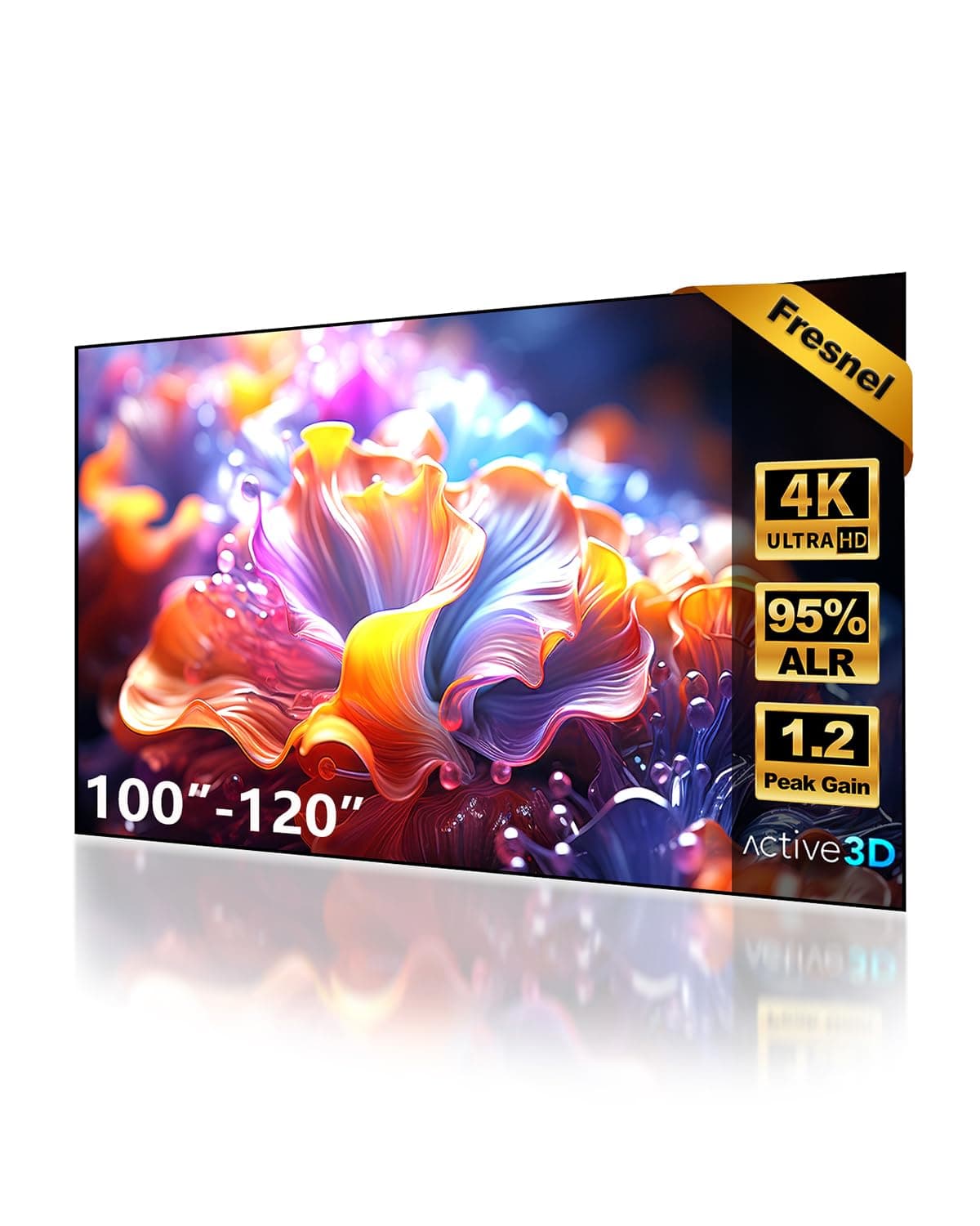 NothPJ NothingProjector ALR Fresnel 120" 16:9 para Proyectores - Rechazo de Luz Ambiental, 1.2 Gain, 4K