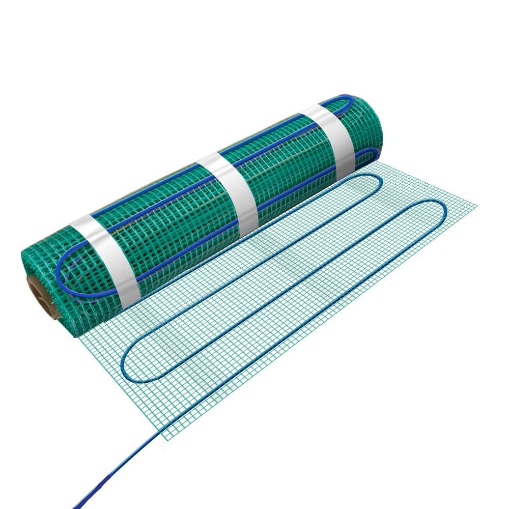 WarmlyYours TempZone Flex 240V - Sistema de piso radiante eléctrico 85 sqft (1.5x57 ft) TRT240-1.5x57