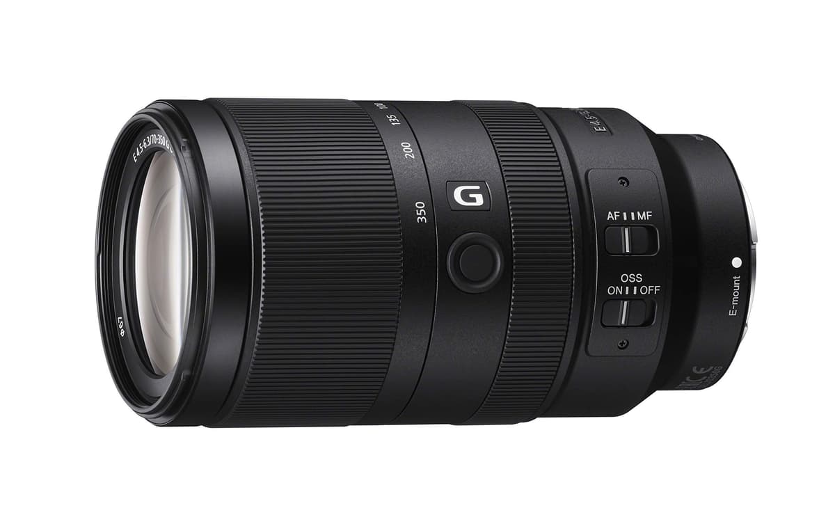 Sony E 70-350mm f/4.5-6.3 G OSS - Lente Telefoto Superzoom para APS-C (SEL70350G) SEL70350G-cr