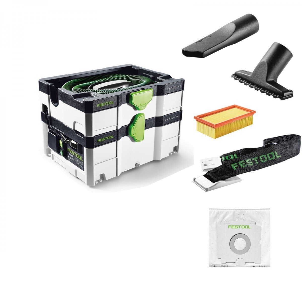 Festool CTL SYS - Extractor de polvo (Negro, Verde, Blanco) 584173