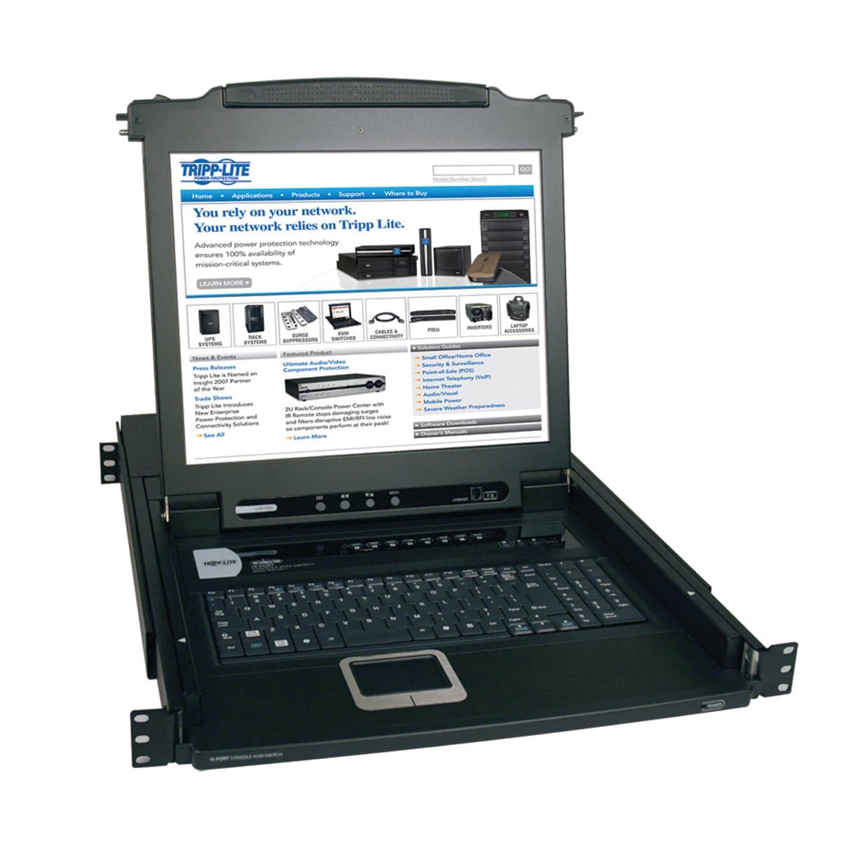 Tripp Lite B020-008-17 KVM 8 puertos con LCD 17" 1U y daisy-chain