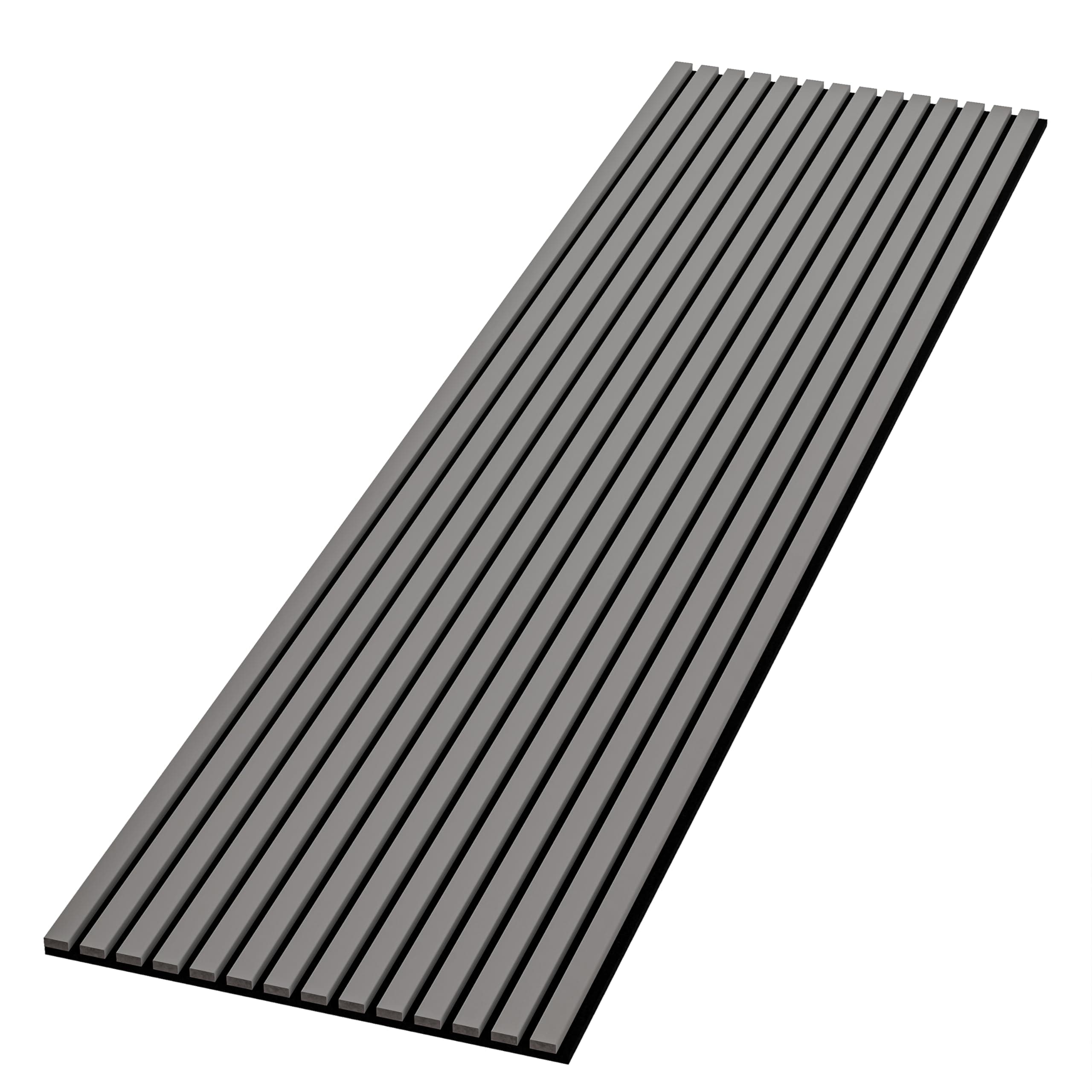 Industrial-Direct Paneles acústicos de listones de madera 94" x 24" (Set de 10) Space Grey ACP10