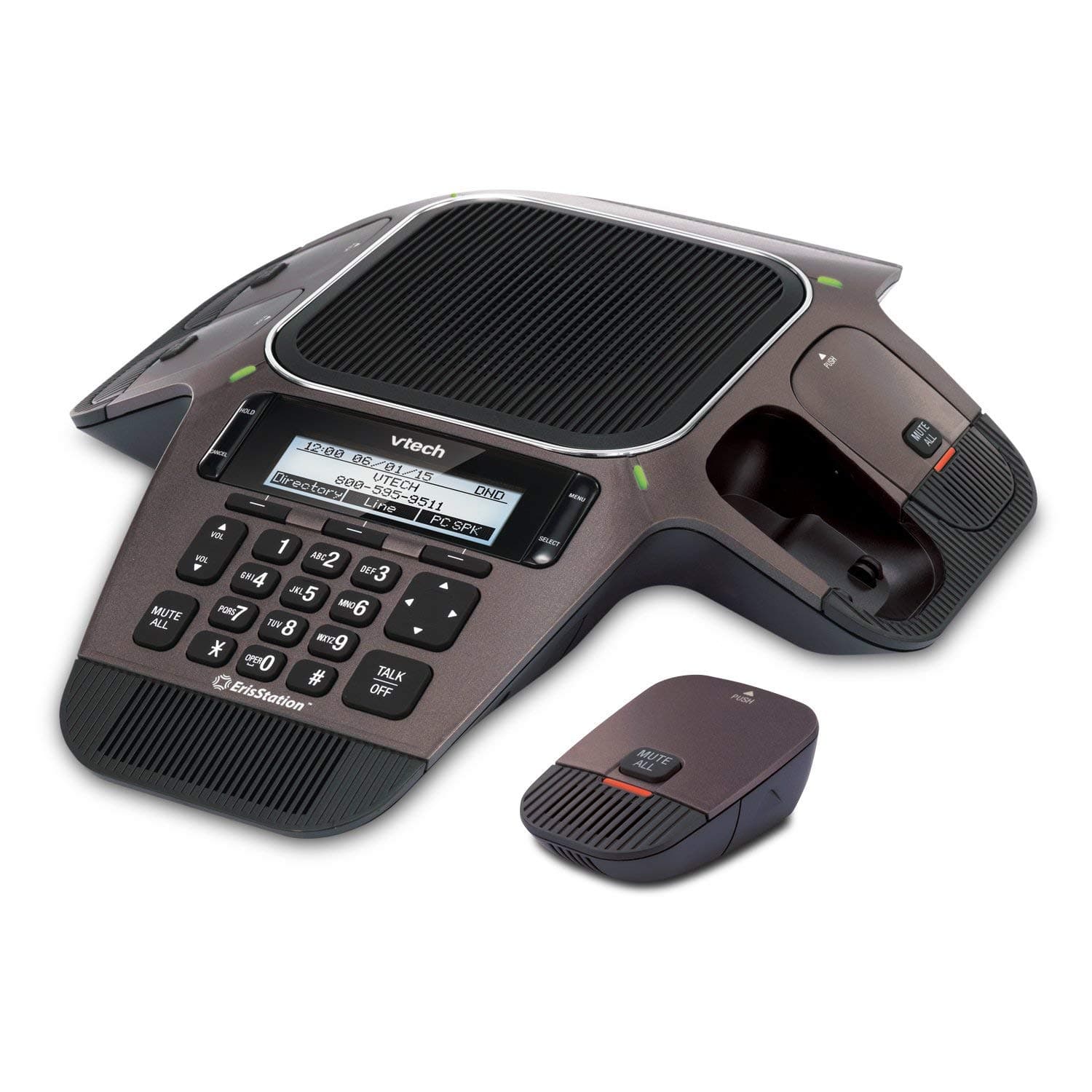 VTech VCS754 Teléfono de conferencia SIP con 4 micrófonos inalámbricos DECT 6.0