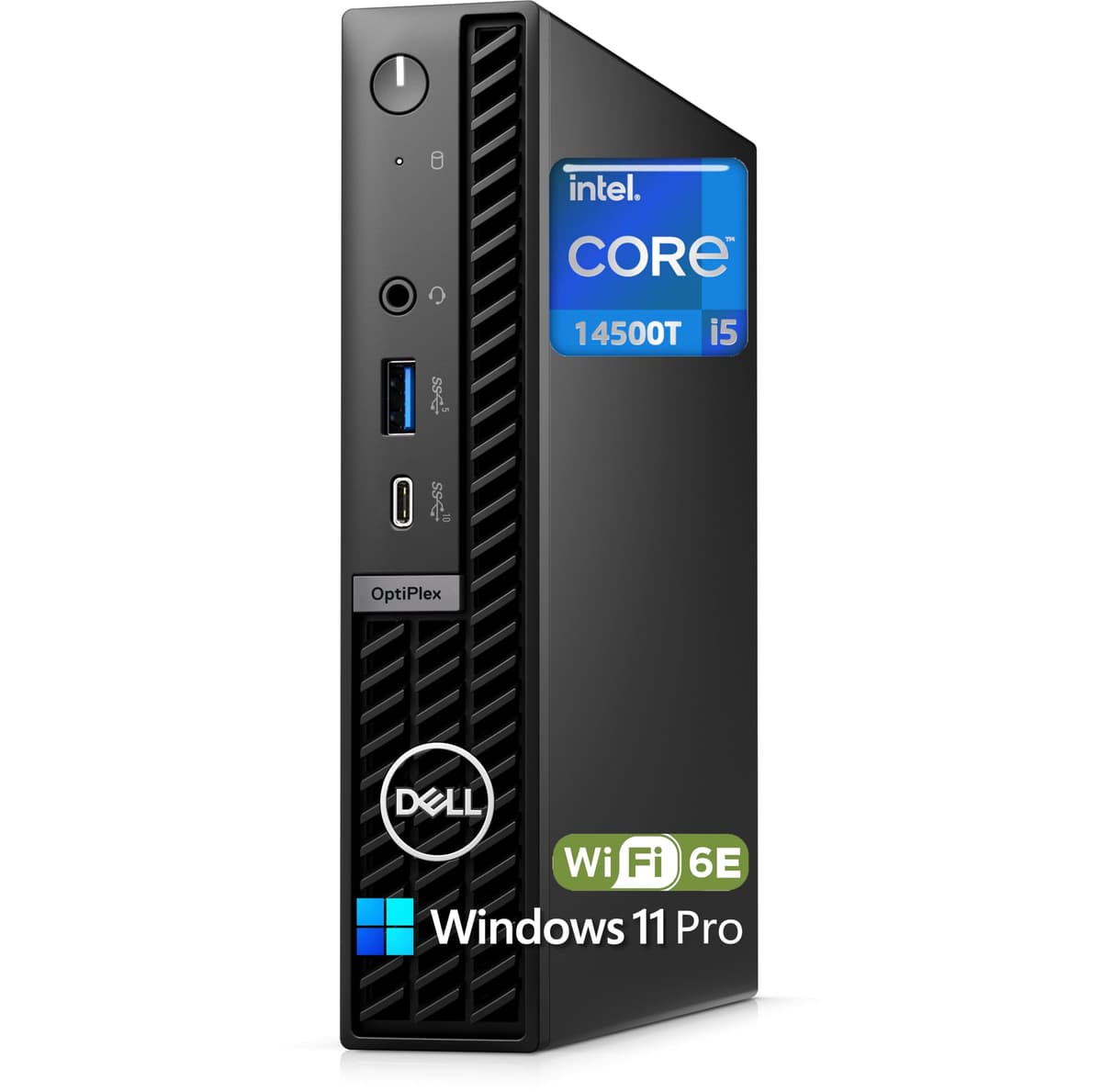 Dell OptiPlex 7000 Series MFF Mini PC con Intel i5-14500T, 32GB DDR5, 2TB SSD, WiFi 6E, Windows 11 Pro