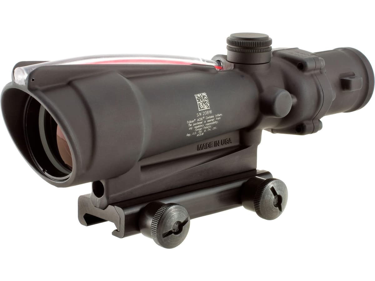 Trijicon ACOG Dual Illum Crosshair .300 Blackout Ballistic Reticle, 3.5X 35mm, Rojo TA11-C-100414