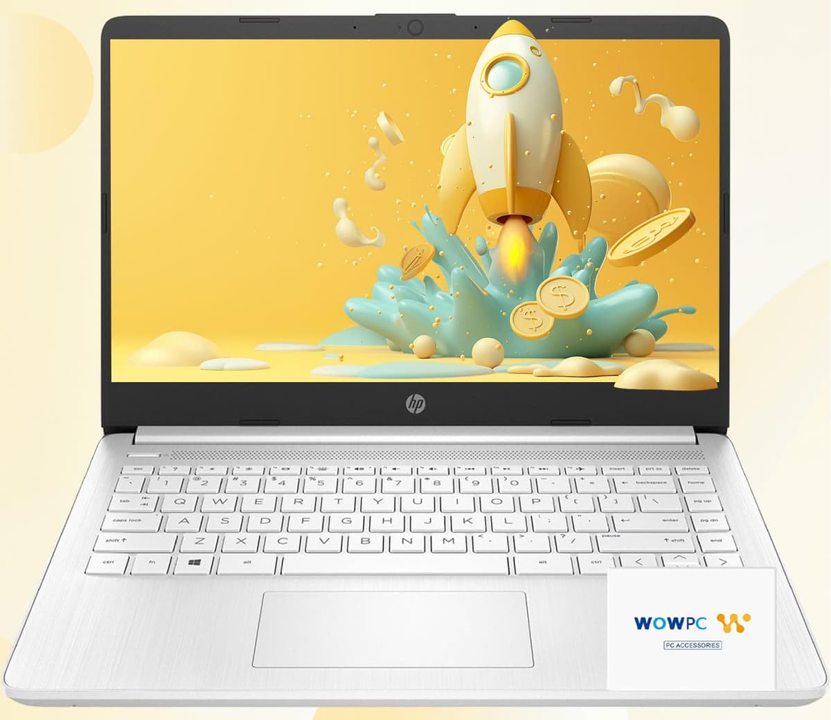 HP 14 Ultrabook • Edición Limitada Vuelta a Clases con Microsoft 365 • CPU Intel de 4 núcleos • 32 GB RAM • 1600 GB de almacenamiento (64 GB integrados con unidad portátil de 512 GB + 1 TB en OneDrive) • Blanco Nieve • Windows 11