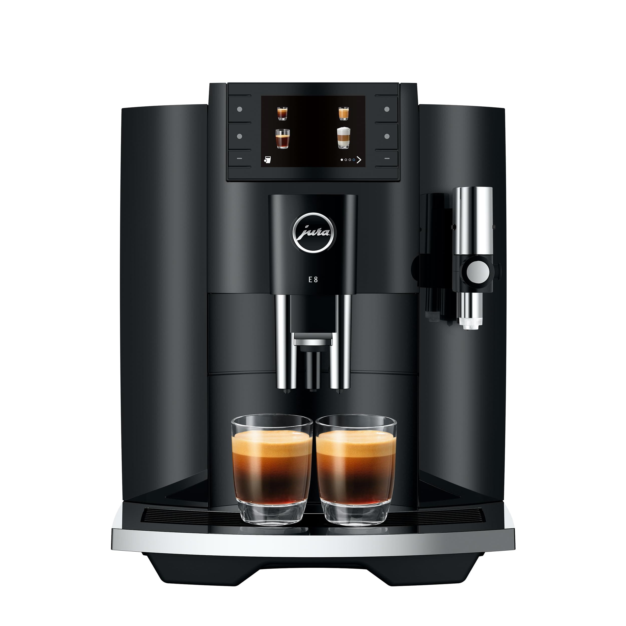 Jura E8 Piano Black (15648) - Máquina automática de café con 17 bebidas programables