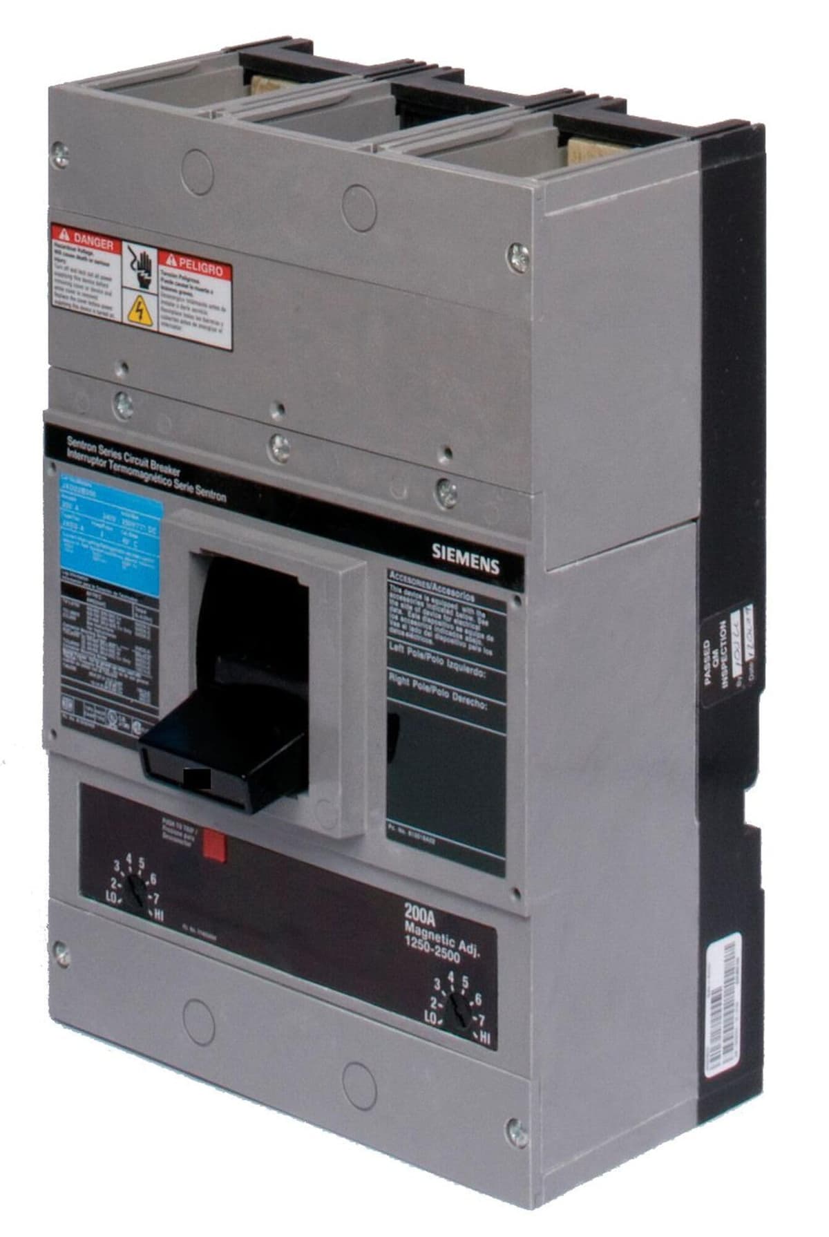 JXD22B225L - Interruptor Siemens 2 polos 225A