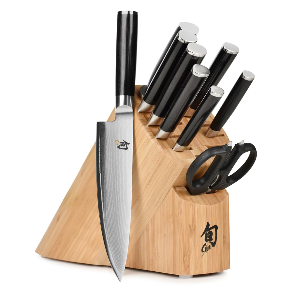 Shun Classic Set de Cuchillos 10 Piezas con Bloque - Hecho en Japón DMS1030