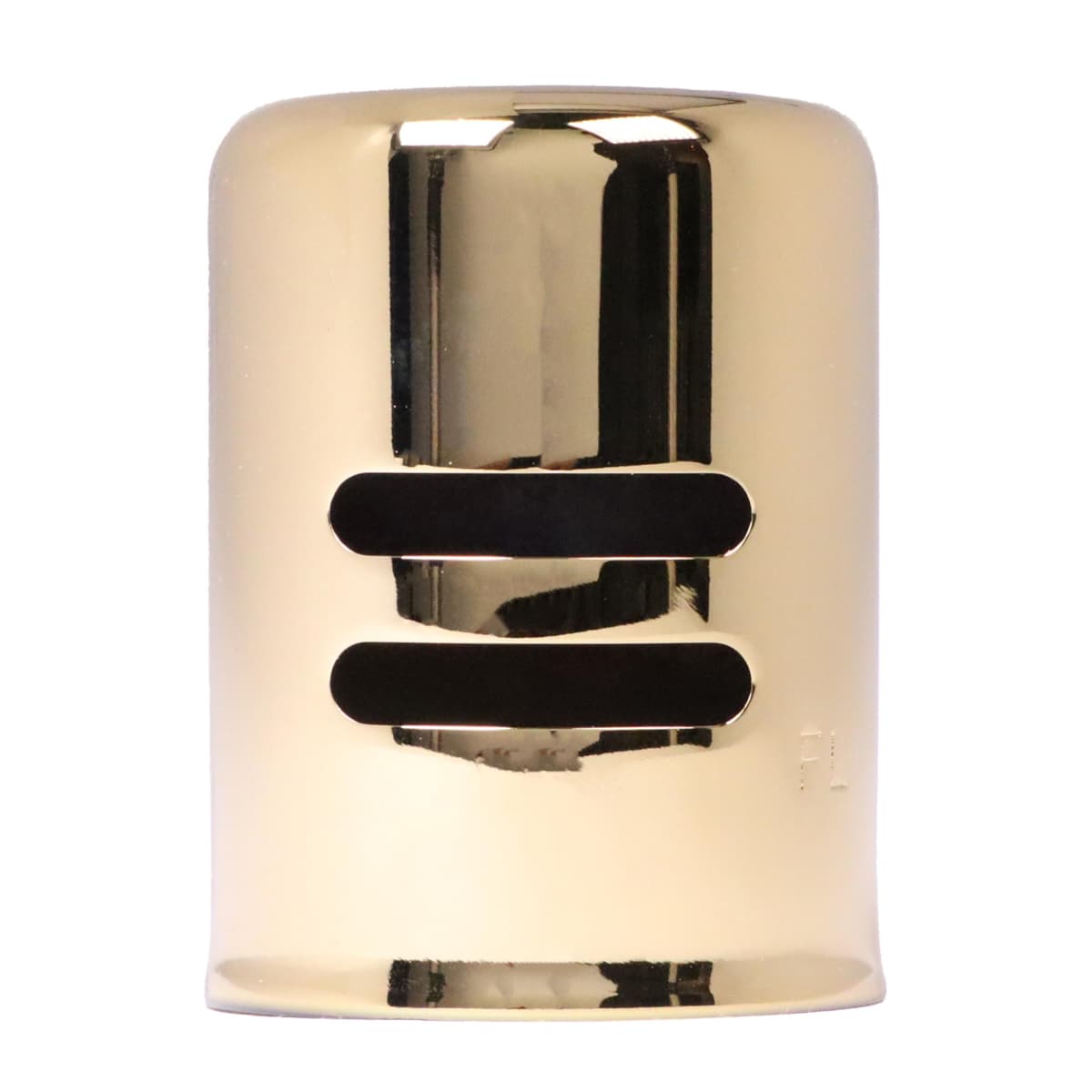 Westbrass D201-100-01 Tapa para air gap de latón macizo 1-5/8" x 2-1/4", pulido (paquete 100)