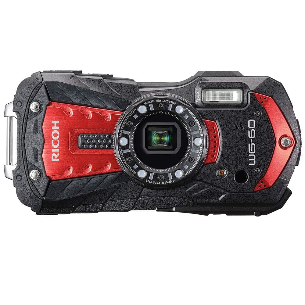 Ricoh WG-60 Cámara Digital Resistente (Roja) 03831