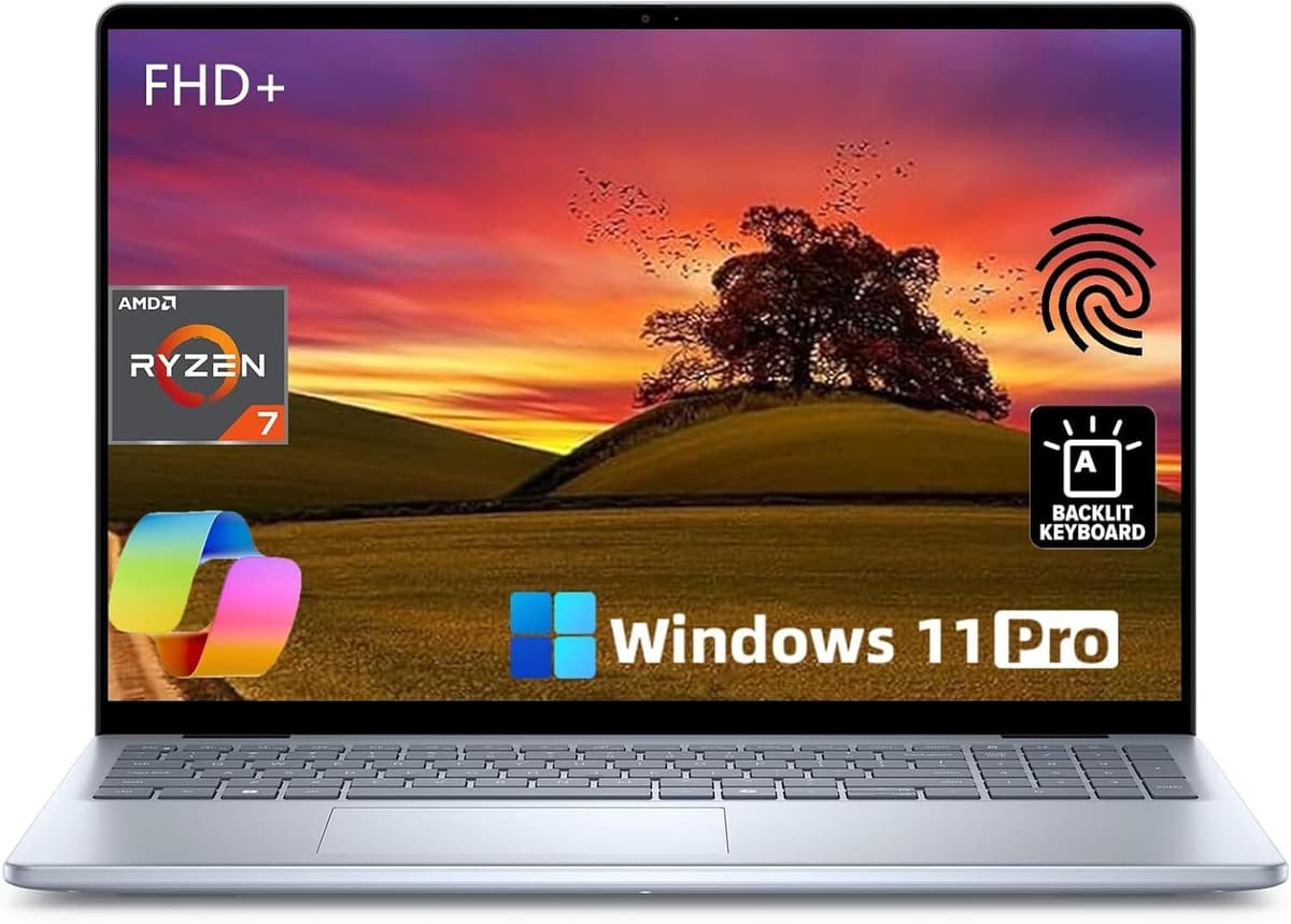 Dell Inspiron 16 16" FHD+ AMD Ryzen 7-8840U 64GB DDR5 2TB SSD Windows 11 Pro