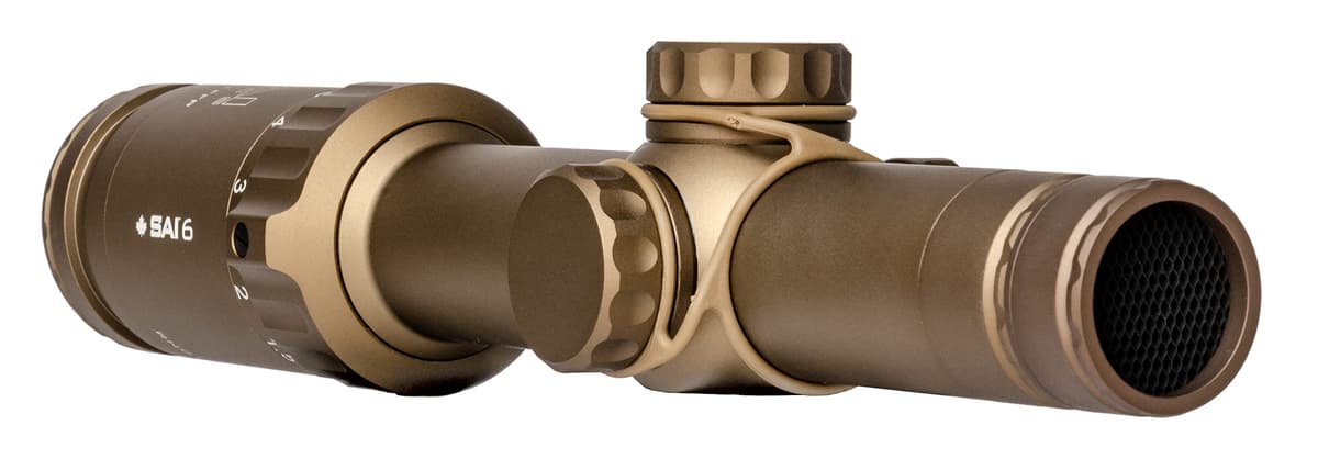 SAI Optics RifleScope 1-6x24 LPVO con retícula RAF iluminada y accesorios RNG16-T170-C10