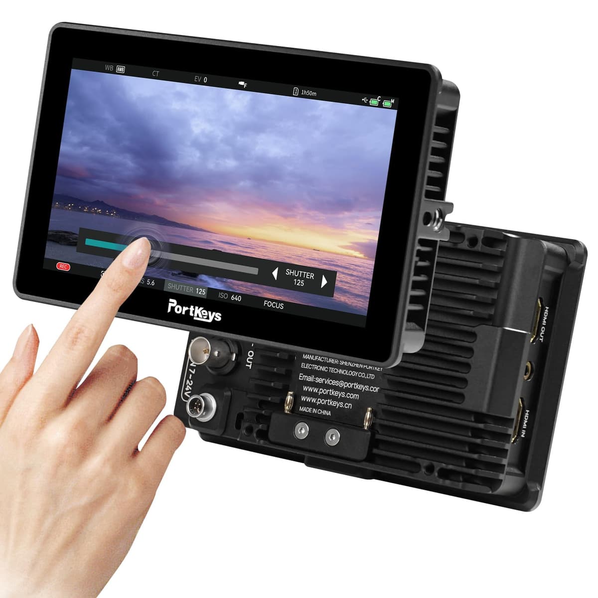 Portkeys BM5 IV - Monitor de campo 5.5" 2000nit con control de cámara y SDI/HDMI