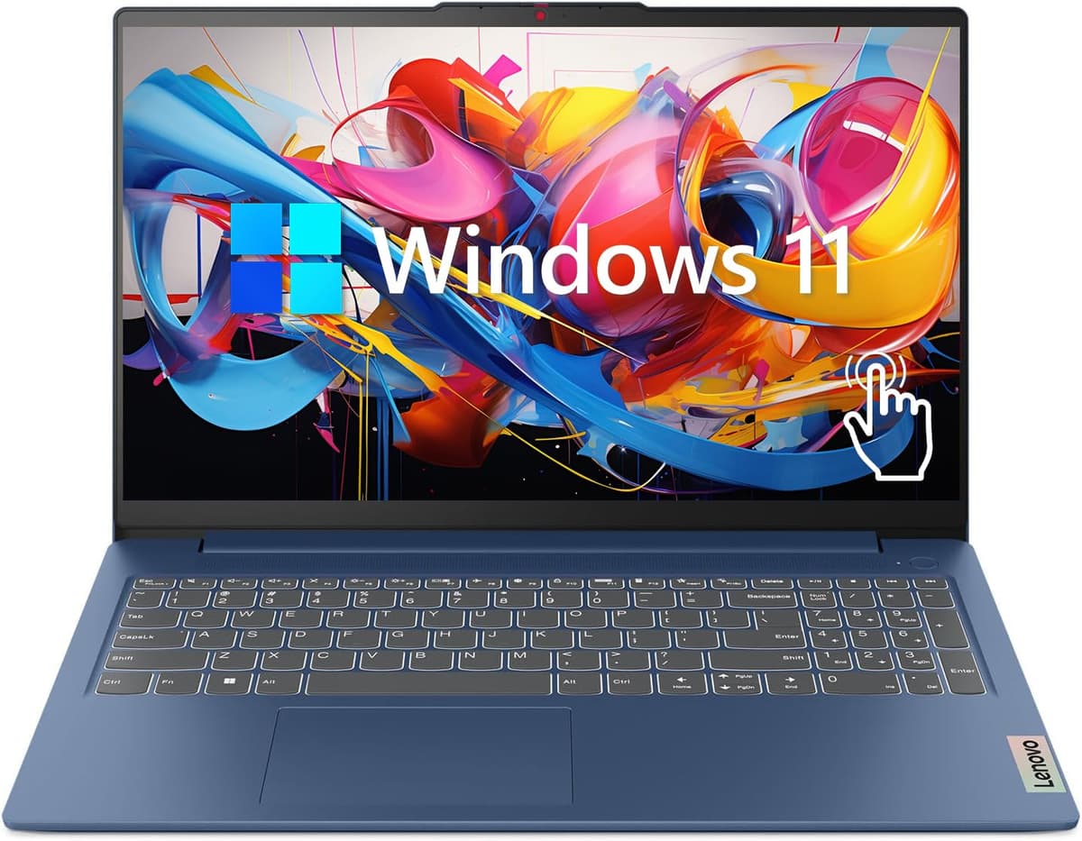 Lenovo IdeaPad 1i Laptop, 15.6" FHD táctil, Intel Core i5-1235U, 40 GB RAM, 2 TB SSD PCIe, webcam, Wi-Fi 6, HDMI, Windows 11 Home, azul