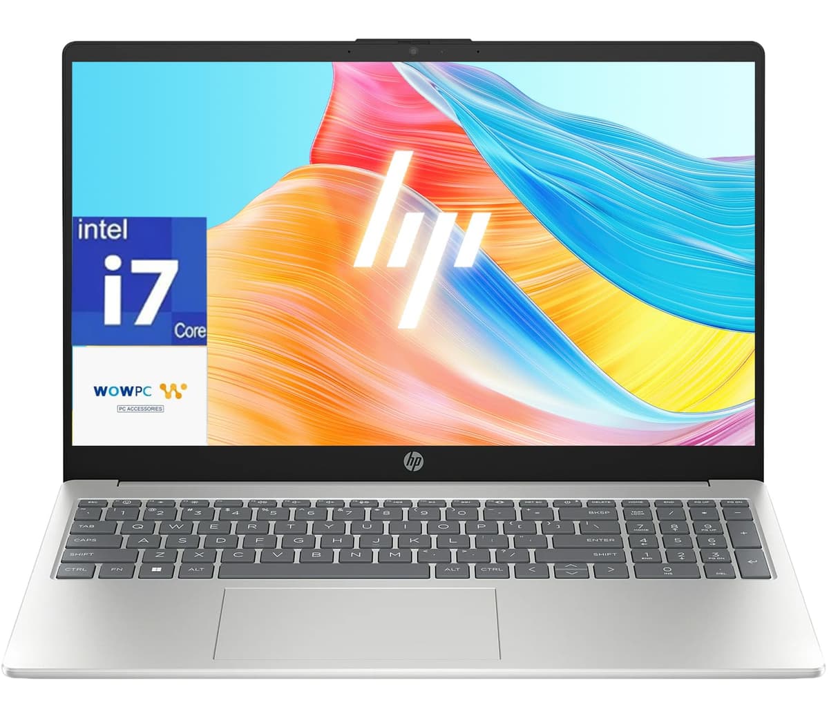 HP Última Laptop Empresarial 15.6" FHD, Intel Core i7 Avanzado de 10 núcleos (Turbo hasta 4.7 GHz), 64 GB RAM, SSD 2 TB, Windows 11 Pro, Microsoft Office, Wi-Fi 6, USB de recuperación WOWPC