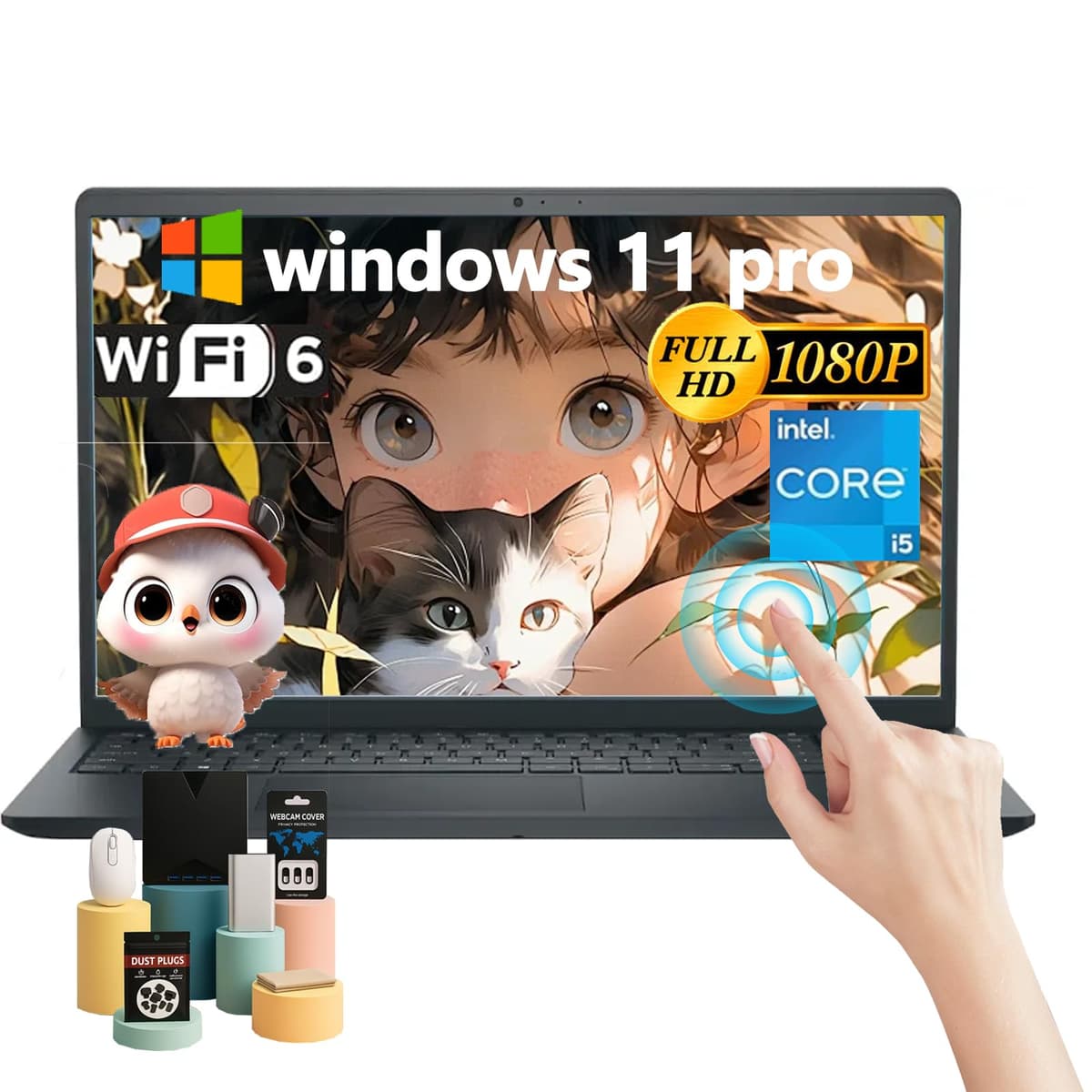 Dell Inspiron 15.6" FHD Touchscreen - Intel i5-1334U, 32GB RAM, 2TB SSD, Windows 11 Pro